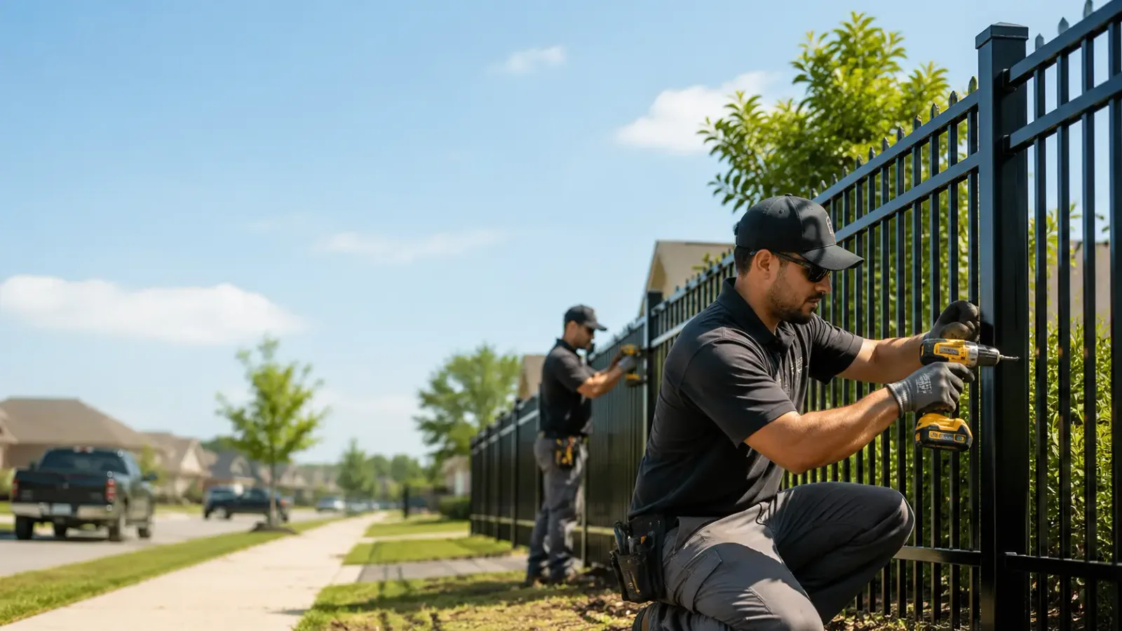 Metal Fence Installation in Wayne, IL
